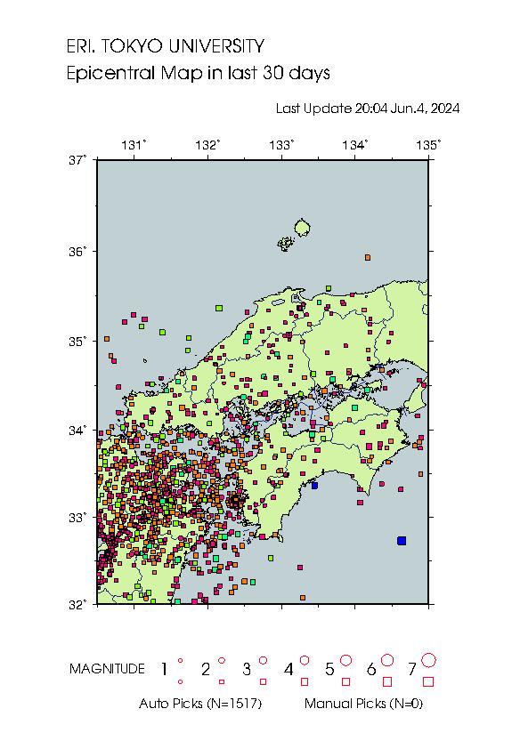 Earthquake Map hso 29349