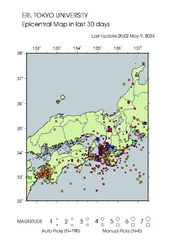 Earthquake Map wky 26899